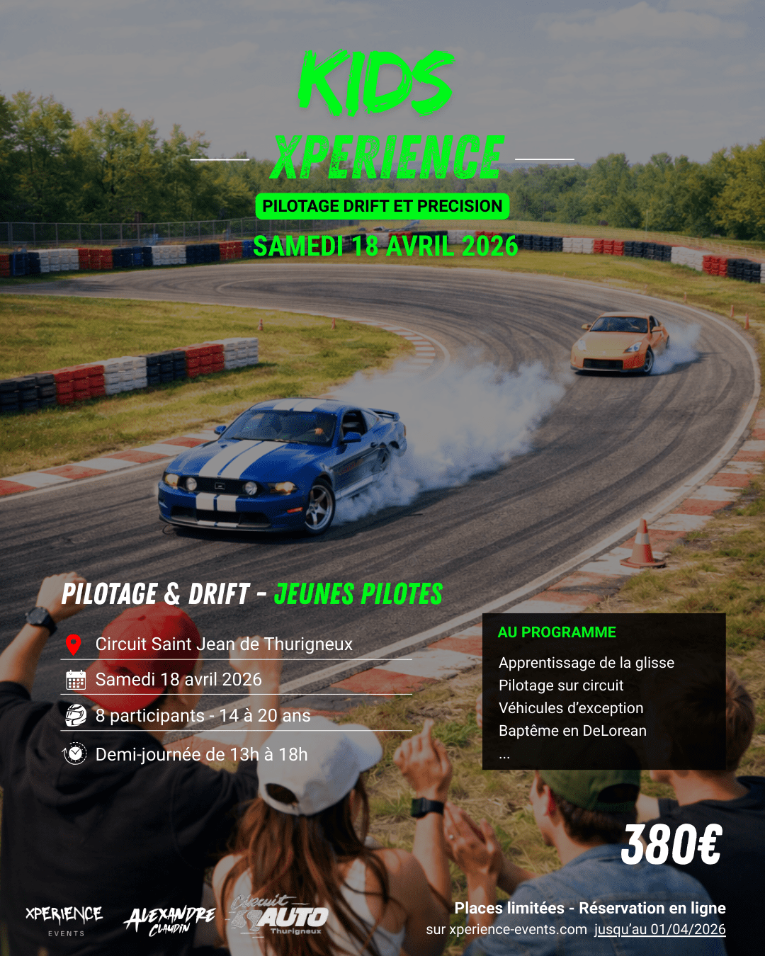 KIDS XPERIENCE ALEXANDRE CLAUDIN ET CIRCUIT SAINT JEAN THURIGNEUX